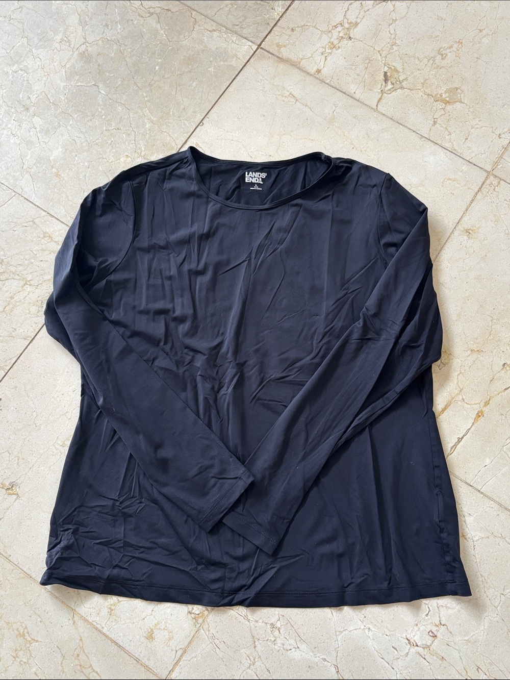 Lands' End Women’s Long Sleeve Swim Rash Guard